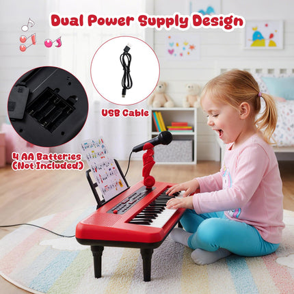 Costzon Kids Piano Keyboard 37 Keys Digital Piano for Kids
