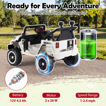 Costzon Ride on Car Truck with Remote Control for Boys Girls | 12V Electric Vehicles