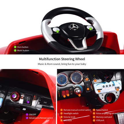 Costzon Mercedes Benz ML350 6V Electric Kids Ride On Car Licensed MP3 RC Remote Control