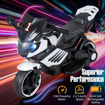 Costzon 6V Kids Ride On Motorcycle Electric Motorbike