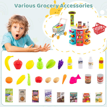 Costzon Grocery Store Playset Grocery Store Pretend Play