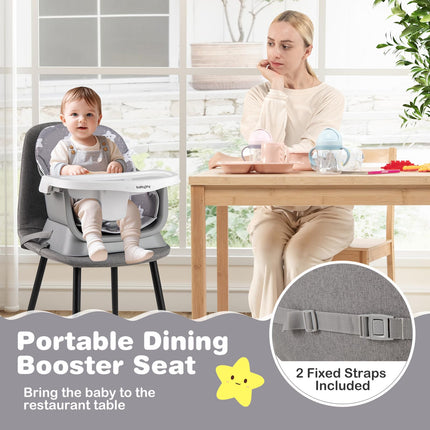 6 in 1 High Chair, Convertible Baby Highchair for Babies and Toddlers with Activity Center