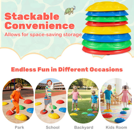 Costzon Stepping Stones for Kids 8 PCS Non-Slip