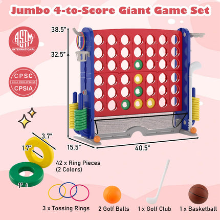 Costzon Giant 4-in-A-Row Connect Game