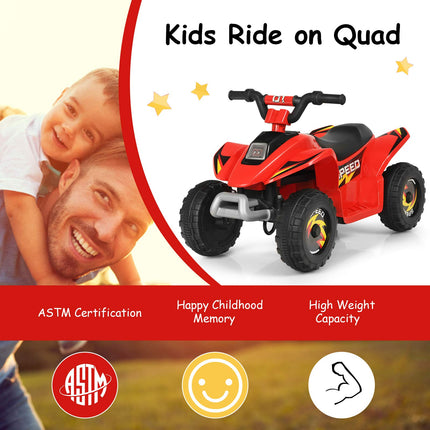 Costzon Kids ATV 6V Battery Powered Electric Quad