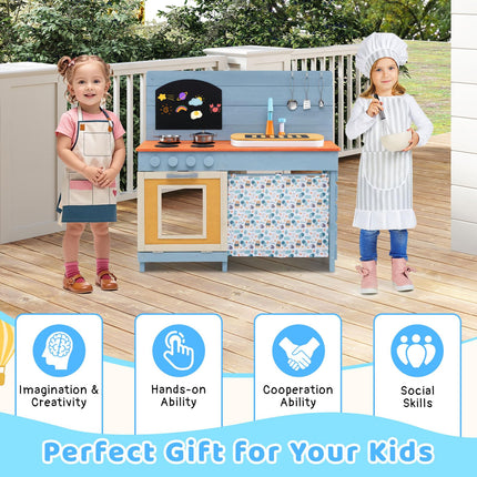 Costzon Mud Kitchen Wooden Toy Playset