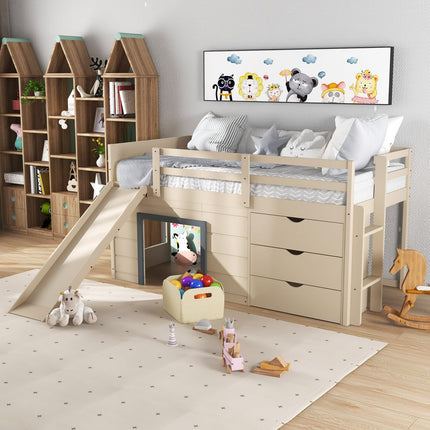 Twin Low Loft Bed - Costzon