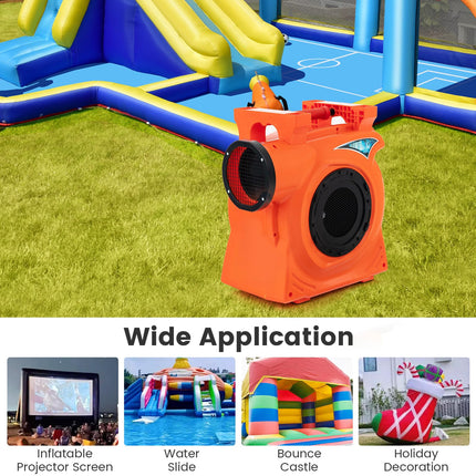 Costzon Commercial Air Blower, 2HP/1500W Bounce House Blower