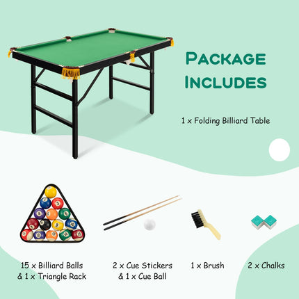 Costzon Billiard Table Pool Game Table Includes Cues