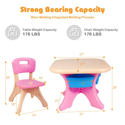 Costzon Kids Table and Chair Set