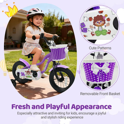 BABY JOY Kids Bike Magic Children 12 14 16 Inch Bicycle