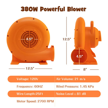 Costzon Air Blower, Bounce House Blower