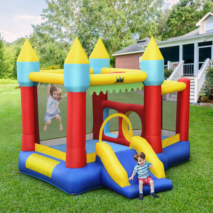 BOUNTECH Inflatable Bounce House, Bouncy House for Kids 5-12 Indoor Outdoor Party Family, Toddler Jump Castle Bounce House