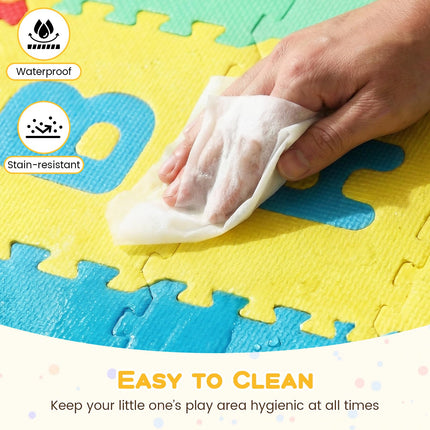 Costzon 36 Tiles Kids Non-Slip & Waterproof Interlocking Foam Tiles Play Mat