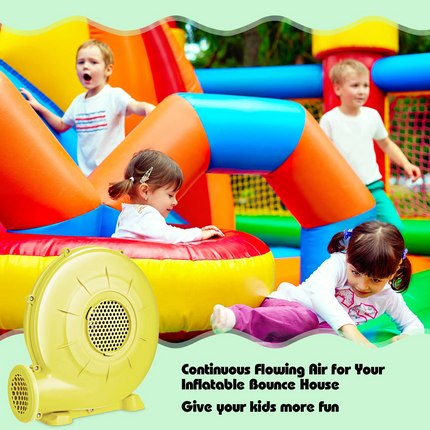 Costzon Air Blower, 480W Bounce House Blower, Pump Fan Commercial Inflatable Bouncer Blower, Air Blower for Inflatables
