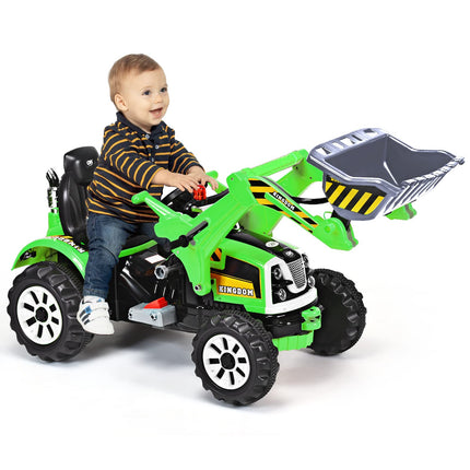 Costzon 12V Battery Powered Kids Ride On Excavator