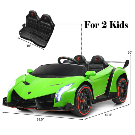 Costzon 2-Seater Ride on Car