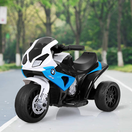 Costzon Kids Motorcycle Licensed BMW 6V Battery Powered 3 Wheels Toddler Motorcycle W/Spring Suspension