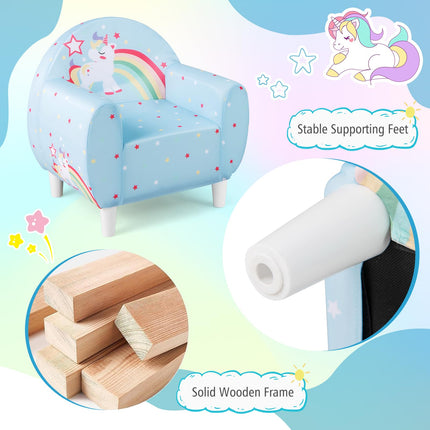 Costzon Children's Cartoon Sofa Armrest Chair