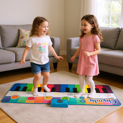 Costzon Floor Piano Mat for Kids & Toddlers w/24 Keys 8 Instrument Sounds 10 Songs