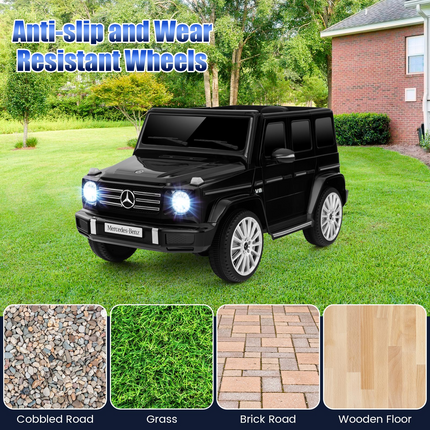 Costzon Ride on Car, Mercedes-Benz G500 Licensed Truck w/Rocking Mode, 3 Speeds, Remote