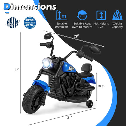 Costzon Kids Motorcycle 6V Chopper Motorbike Ride on Toy