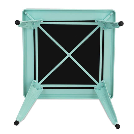 Costzon Kids Steel Table for Indoor/Outdoor Use, Preschool, Bedroom, Playroom