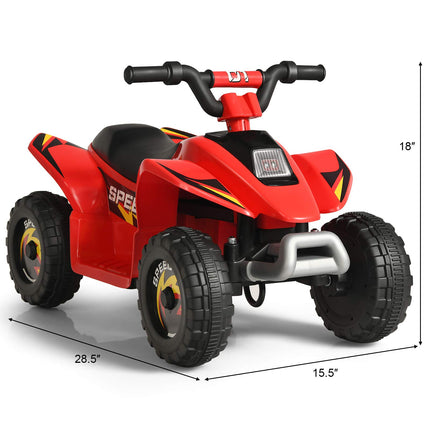 Costzon Kids ATV 6V Battery Powered Electric Quad
