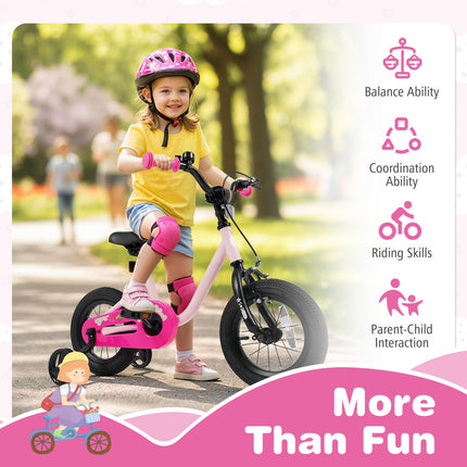 Kids Bike for 3-7 Years Old Boys and Girls 12/14/16-Inch Children Bicycle with Removable Training Wheels