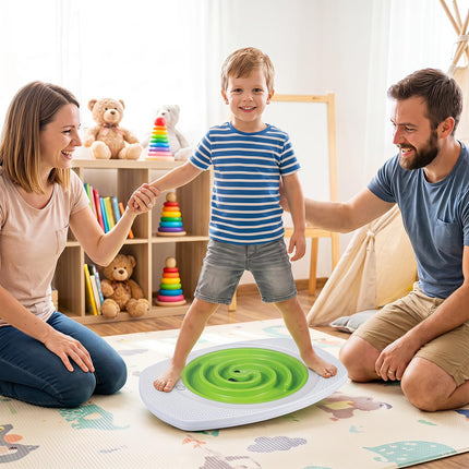 Costzon 2-in-1 Balance Board for Kids with 3 Maze Discs | Wobble Labyrinths Board