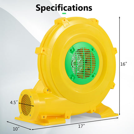 Costzon Air Blower Pump Fan Commercial Inflatable Bouncer Blower for Inflatables