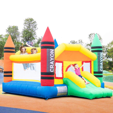 Costzon Kids Inflatable Bounce House Without Blower