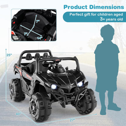 Costzon Kids Ride on Truck, 12V Battery Powered Electric Vehicle w/Remote Control