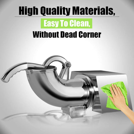 Costzon Ice Shaver Machine, Stainless Steel 110V Electric Ice Crusher with Dual Blades