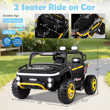 Costzon 24V Ride on Toys for Big Kids 2 Seater Ride on UTV Off-Road Truck