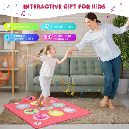Costzon Dance Mat Electronic Dance Pad Step Play Mat with 3 Game Modes