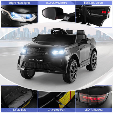 Costzon 12V Kids Ride On Car, Licensed Land Rover Electric Vehicle w/Remote Control