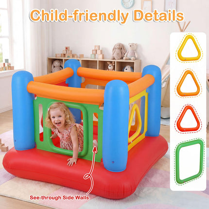 BOUNTECH Inflatable Bounce House for Kids 3-6 | Blow Up Jumping House with Net