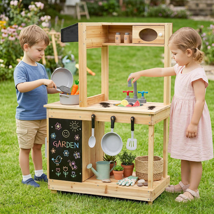 Costzon Outdoor Mud Kitchen for Kids