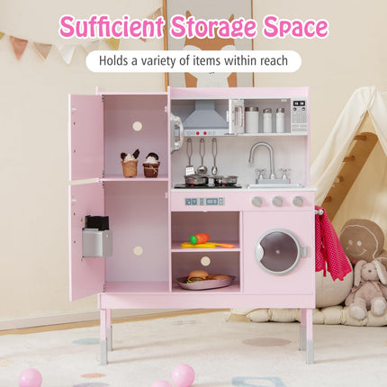 Wooden Kitchen Toy Set - Costzon