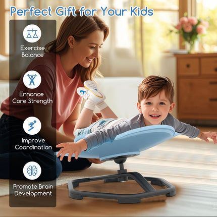 Costzon 360° Sit and Swivel Autistic Children Sensory Toy Non Slip Metal Base