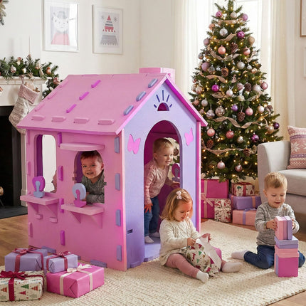 Costzon Playhouse EVA Foam Kids Indoor Cottage Playground
