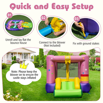 BOUNTECH Inflatable Bounce House Bouncy House for Kids 3-12 Indoor Outdoor