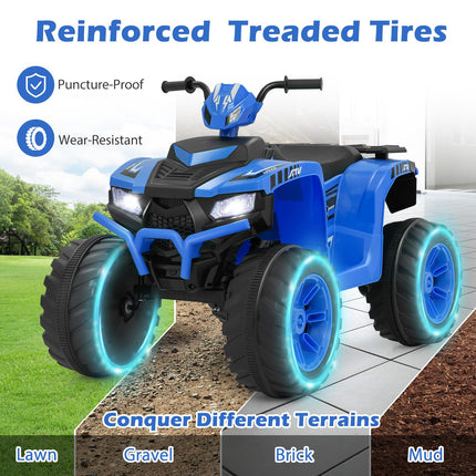 Coszton ATV for Kids, 24V Battery Powered Electric ATV Quad, Kids Ride-On ATV Kids 4-Wheeler for 3-8 Boys & Girls