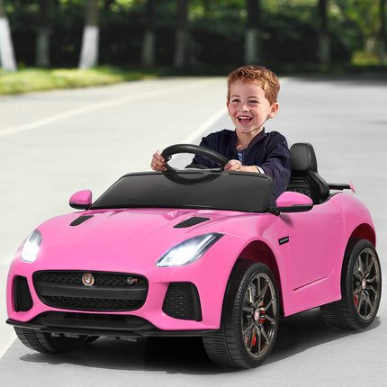 Costzon Ride on Car, 12V Licensed Jaguar F-Type SVR Battery Powered Ride on Toy w/Remote Control