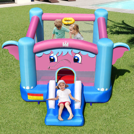 Costzon Inflatable Bounce House, 3-in-1 Bouncy House for Kids