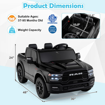 Costzon 2 Seater 24V Ride on Toy for Big Kids