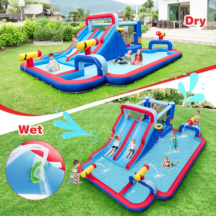 BOUNTECH Inflatable Water Slide, Waterslide Park Bounce House for Outdoor