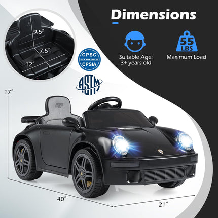 Costzon Ride on Car | 12V Licensed RUF CTR Kids' Electric Vehicle w/Remote Control
