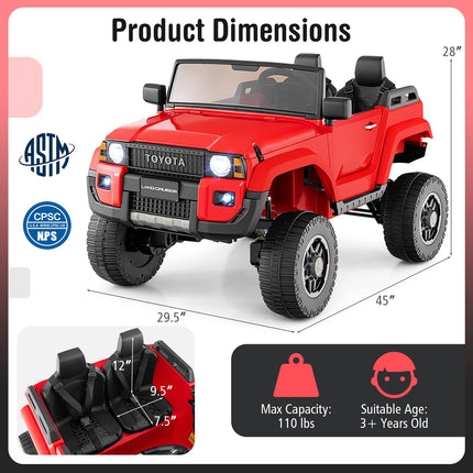 Costzon 24V 2 Seater Ride on Car for Kids